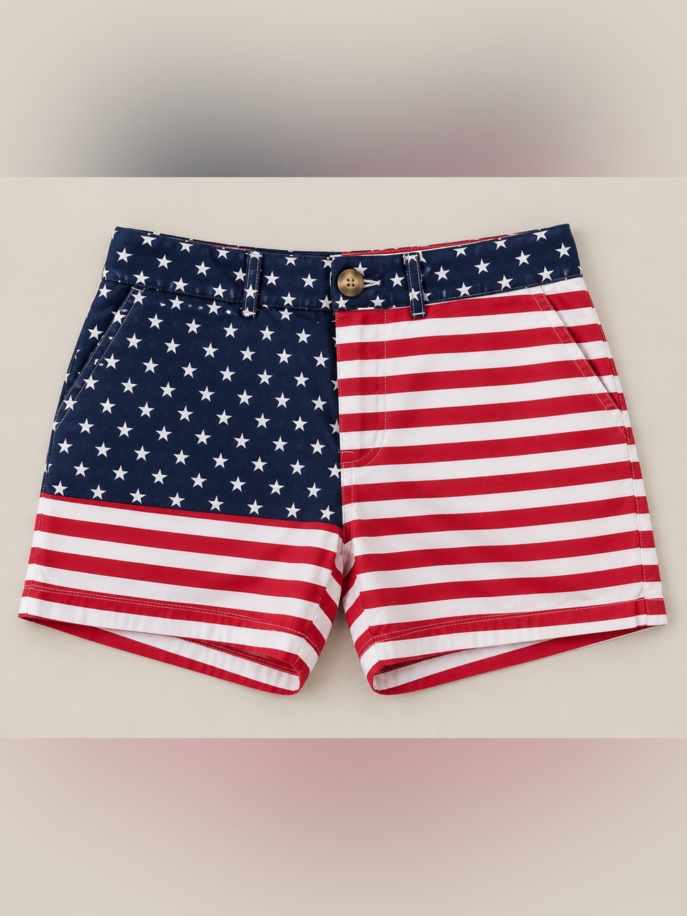 Chubbies Women's American Flag Stars & Stripes Shorts - Red, White, Blue